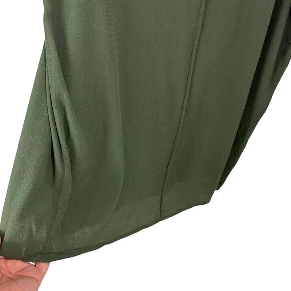 Madewell Tunic Dress Womens Short Dolman Sleeve Shift Olive Green Size M - Picture 4 of 8